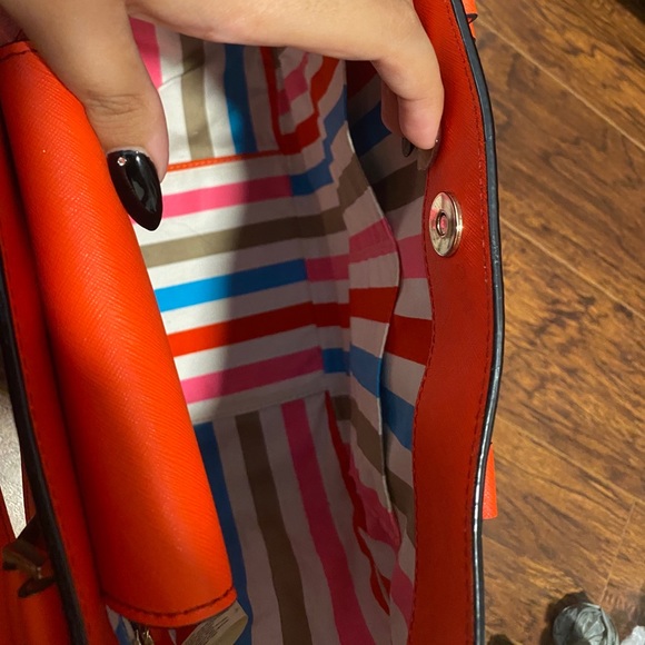 Orange/red mix Kate spade purse - Picture 5 of 5